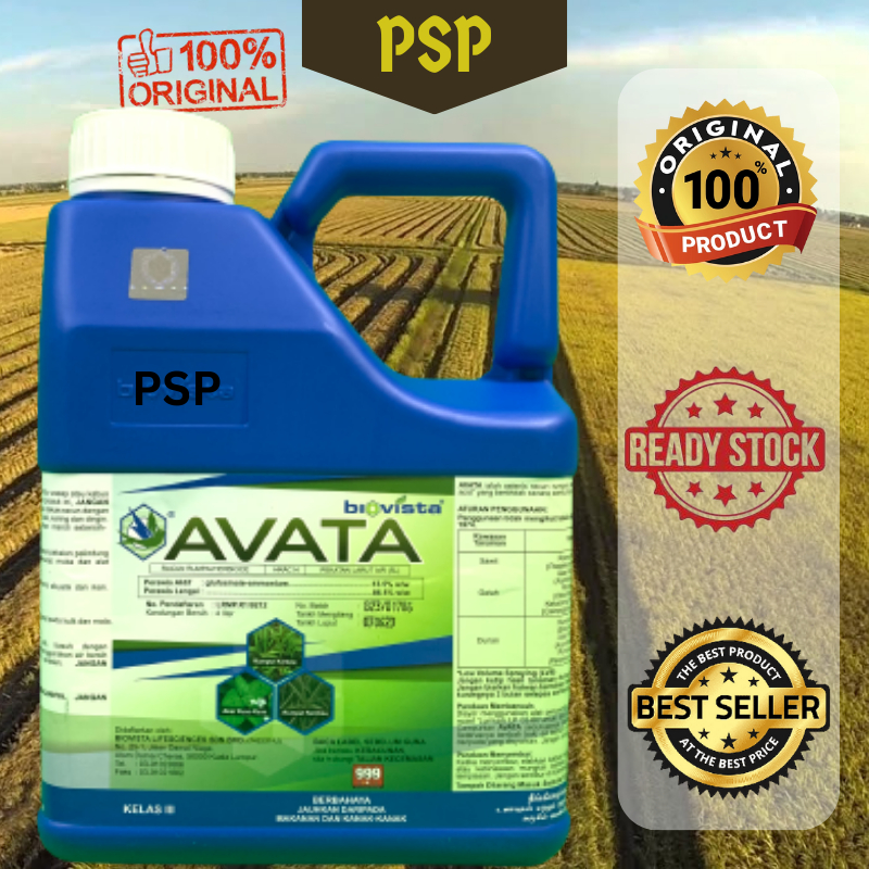 4L AVATA 13.5% BIOVISTA RACUN SAMA BASTA 15/Racun Rumput/Racun sentuh ...