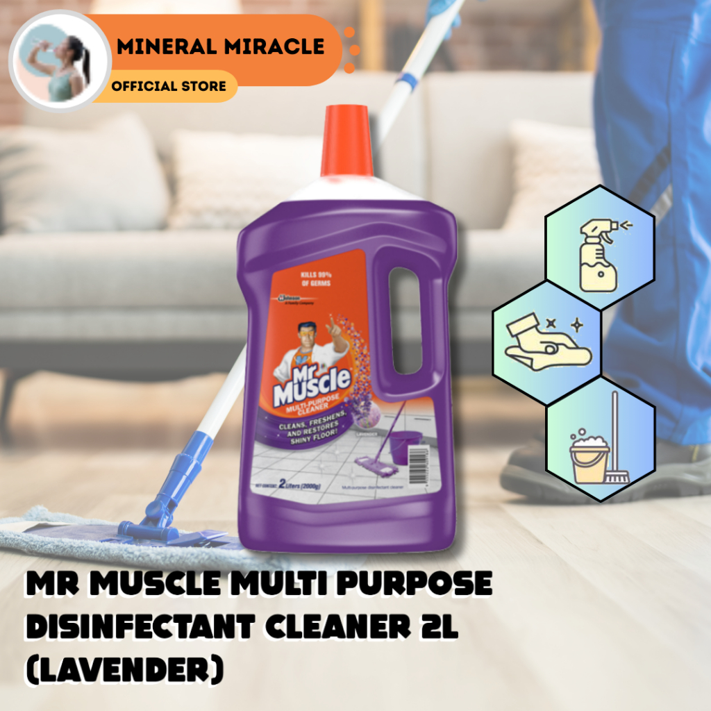 MR MUSCLE MULTIPURPOSE CLEANER 2L (LAVENDER) Shopee Malaysia