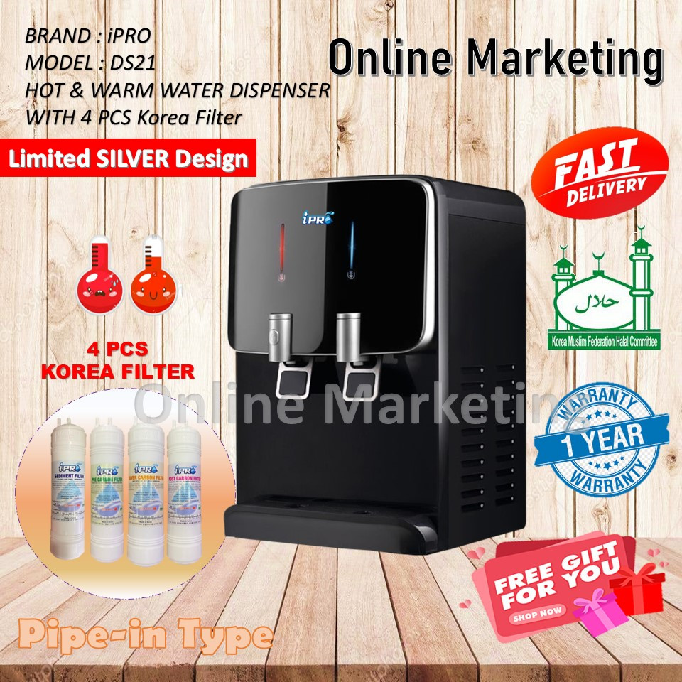 Penapis Air 2 Suhu Mild Alkaline Water Dispenser Model: M2 Hot & Normal ...