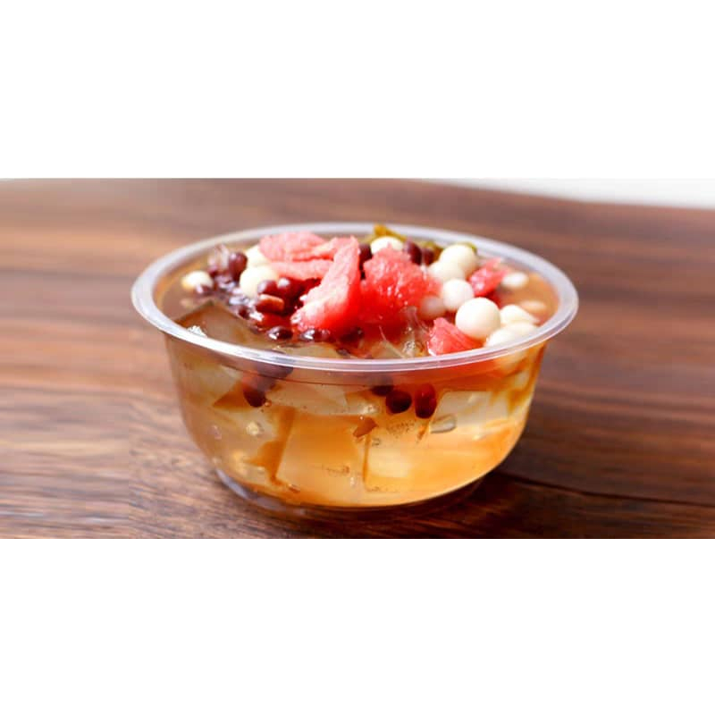 Pudding PP Round Plastic Container with lids 100Set Bekas Jeli / Bekas ...