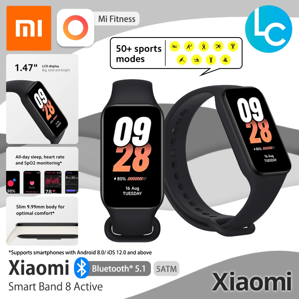 Xiaomi Smart Band 8 Active arrives with 50+ fitness modes