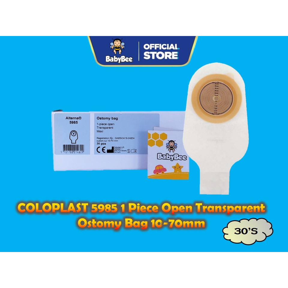 Coloplast Alterna 5985 Ostomy Bag Transparent Maxi 1070mm 30pcs