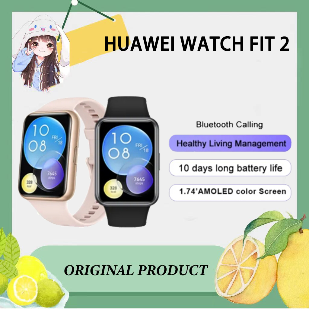 HUAWEI WATCH FIT 2 Smartwatch 1.74 AMOLED Bluetooth calling Heart Rate  Tracker