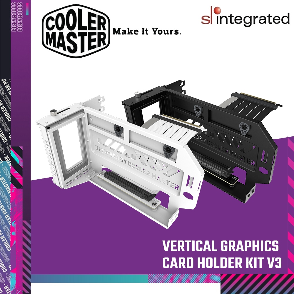 Cooler Master Vertical Graphic Card Holder Kit V3 (PCIe 4.0) Black
