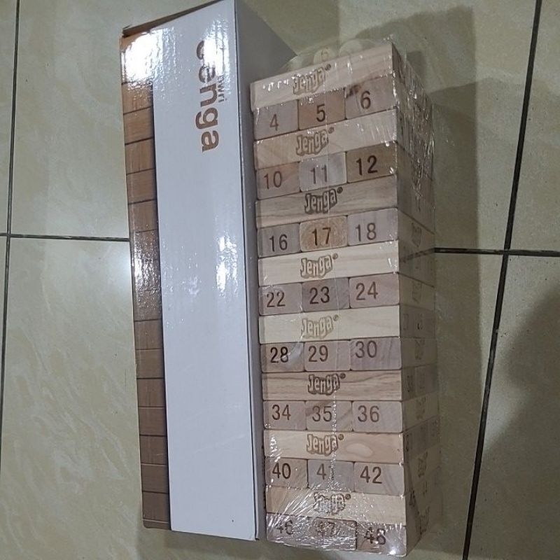🇲🇾 READY STOCK 🇲🇾 Number Stacking Block Uno/Jennga Mainan Kayu KanakKanak Shopee Malaysia