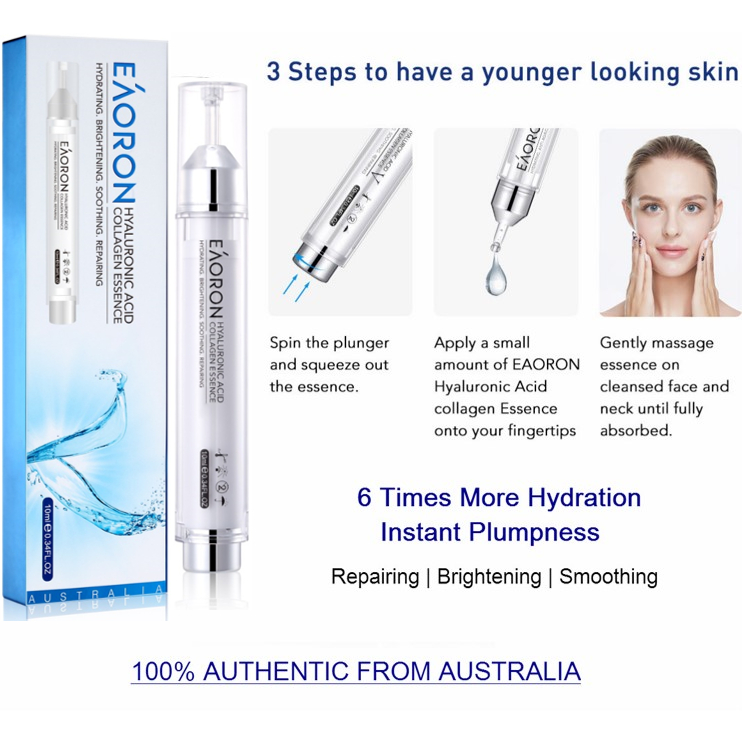 (Expiry OCT 2026) EAORON Hyaluronic Acid Collagen Essence 10ml 澳容玻尿酸水光针