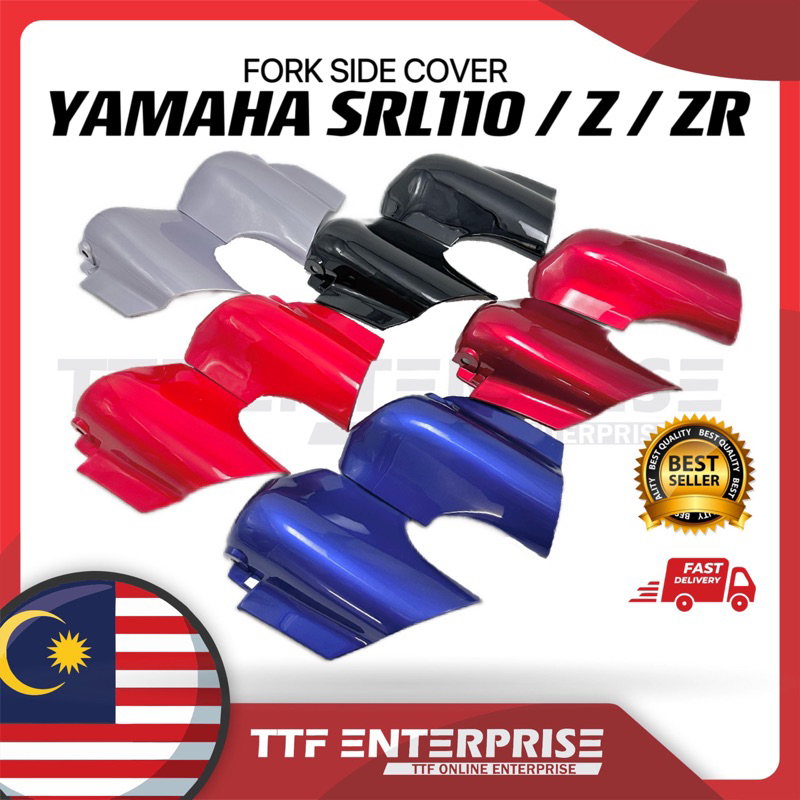 YAMAHA LAGENDA SRL110 / Z / ZR FRONT FORK SIDE COVER ( R / L ) KAVER ...
