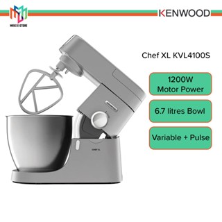 Kenwood Chef XL Kitchen Machine Cake Stand Mixer (6.7L/1200W) KVL4100S