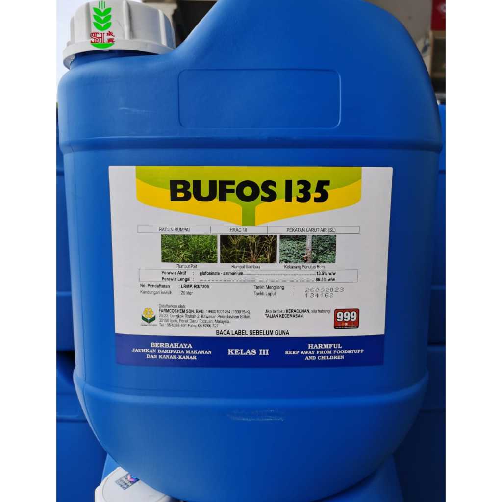 20L Bufos 135 Farmcochem / Glufosinate Ammonium 13.5/ Basta 15/Kenbast