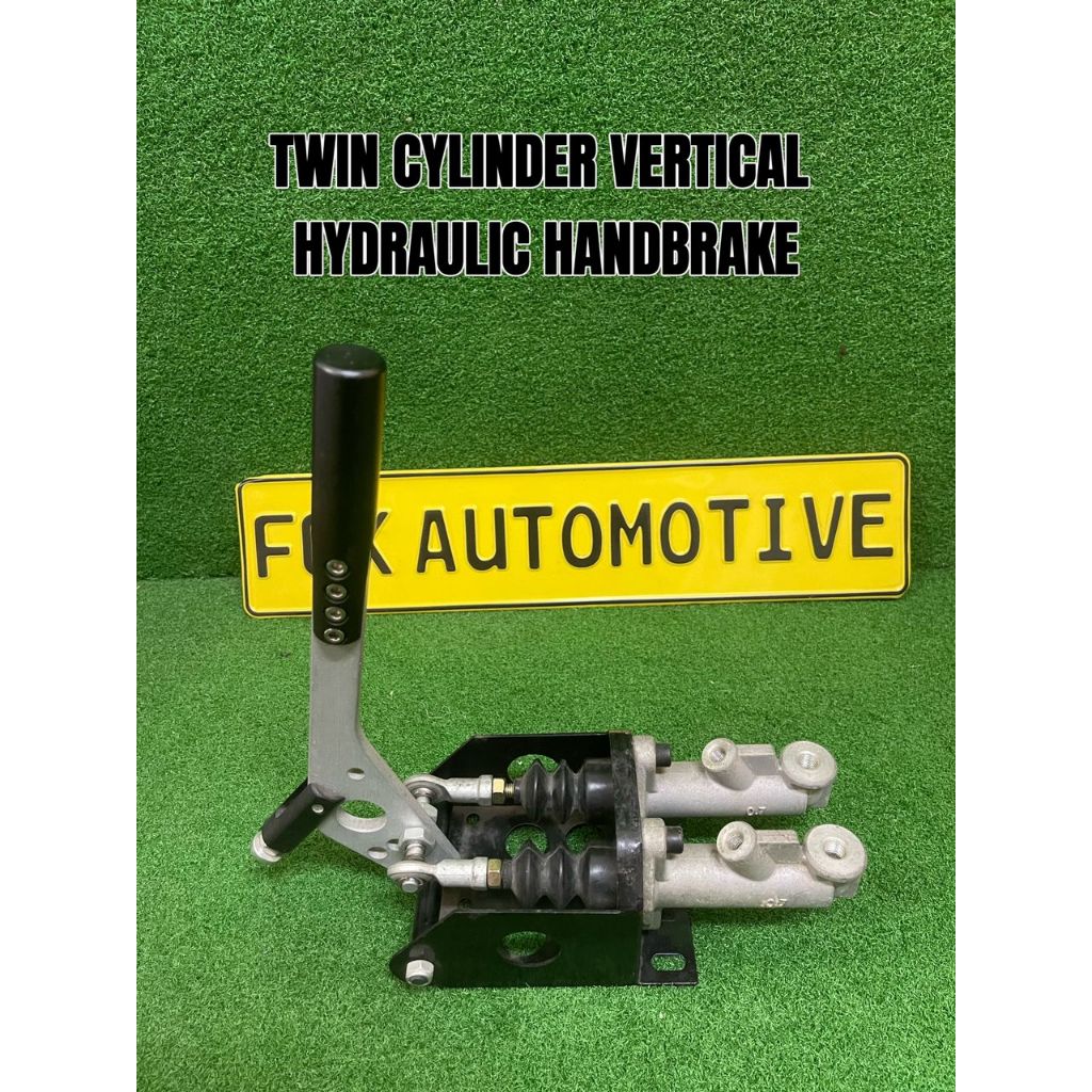 TWIN CYLINDER VERTICAL HYDRAULIC HANDBRAKE WITH MASTER CYLINDER Shopee Malaysia