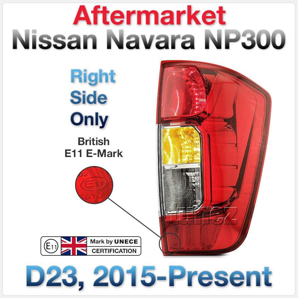 TUNEZ NEW Rear Right Tail Light Lamp For Nissan NP300 Navara D23 DX RX ...