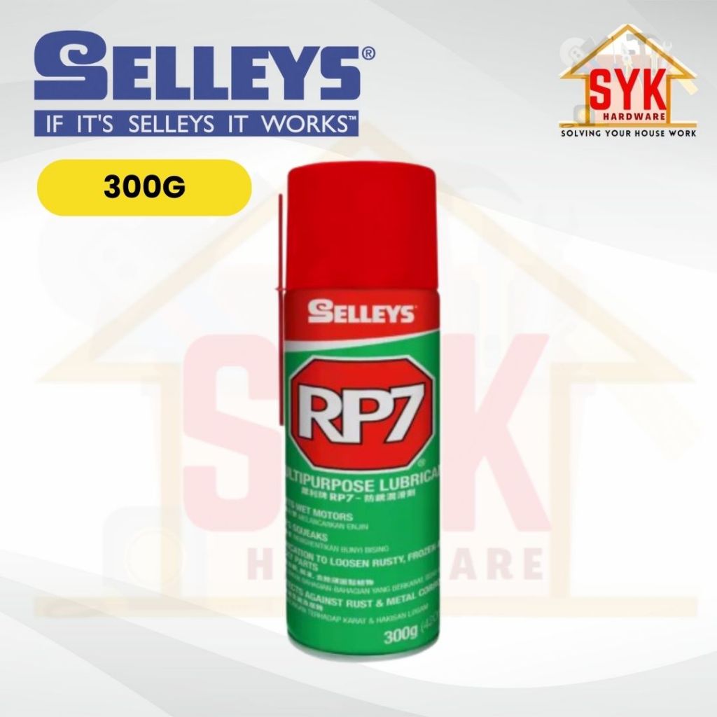 SYK Selleys Rp7 Multi Purpose Lubricant Spray Hinge Rust Prevention