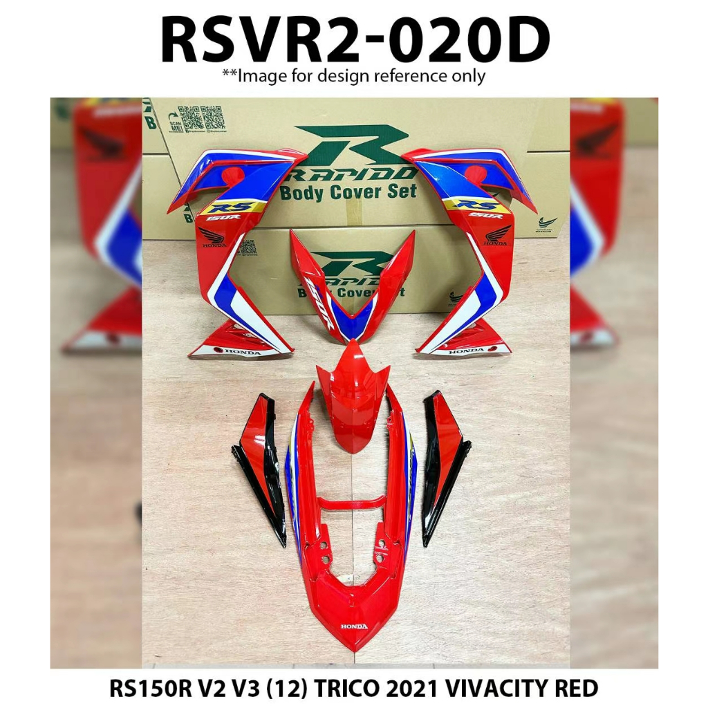 Rapido Cover Set Honda Rs R V V Trico Vivacity Red Black Blue White Yellow Rs