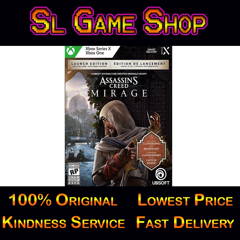 Assassin Creed Mirage Xbox One Xbox Series Xs Original Game Shopee Malaysia 7718