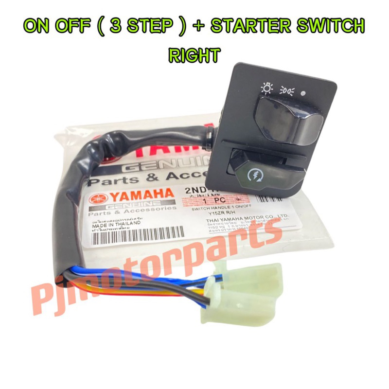 YAMAHA Y15 Y15ZR V1 - LEFT & RIGHT HANDLE SWITCH / LAMPU HIGH LOW HEAD ...