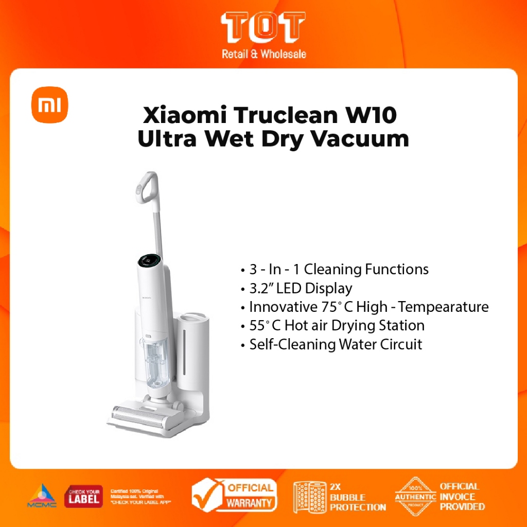 XIAOMI Truclean W10 Ultra l Wet Dry Vacuum- 3in1 Cleaning Solutions ...