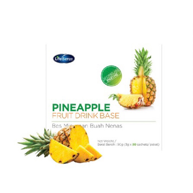 Lifesenze Pineapple Fruit Drink Base 3g x 30’s Shopee Malaysia