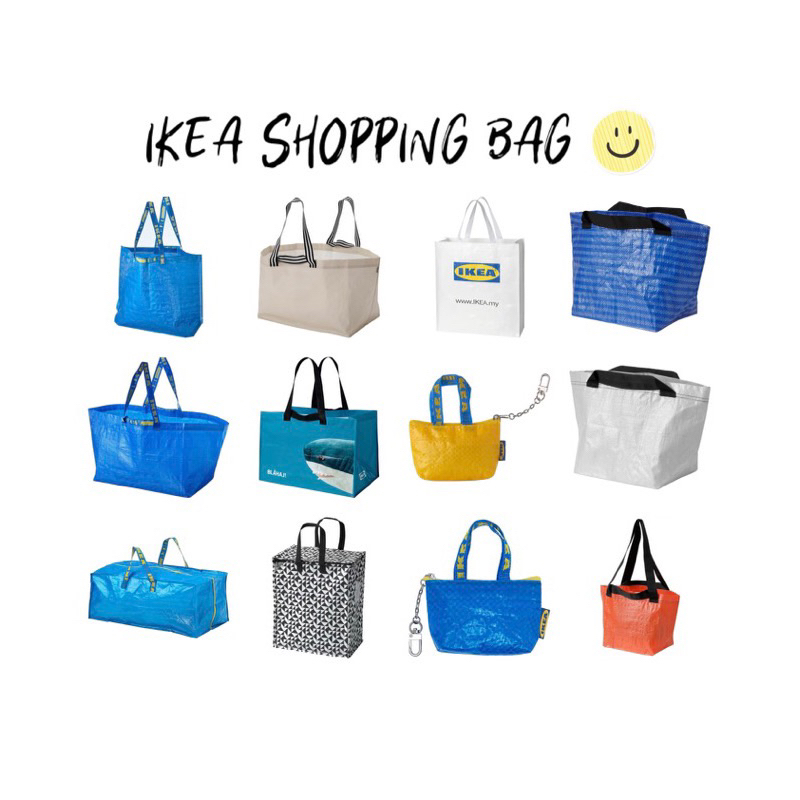 IKEA Carrier Bag Shopping Bag Laundry bag Beg Kanvas Shopee Malaysia
