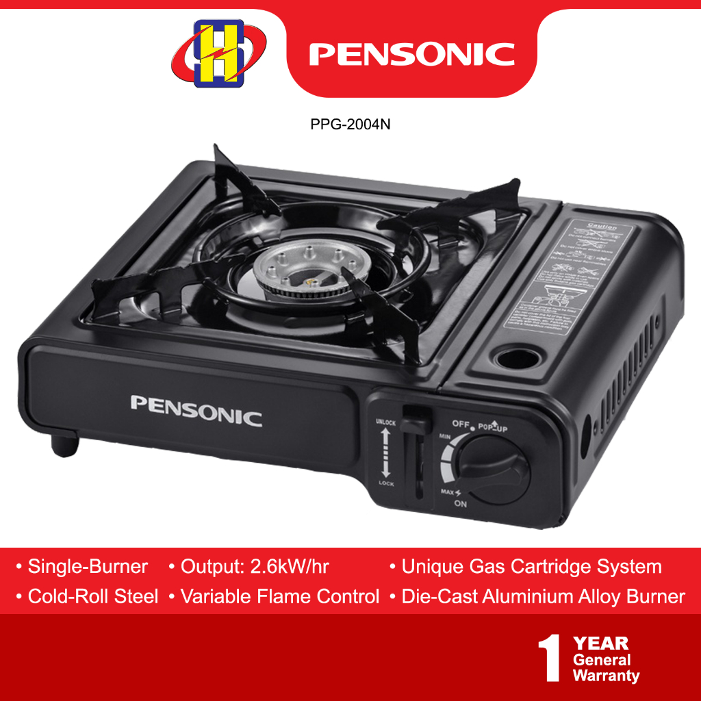 Pensonic Gas Cooker (SingleBurner)Variable Flame Control Suitable for