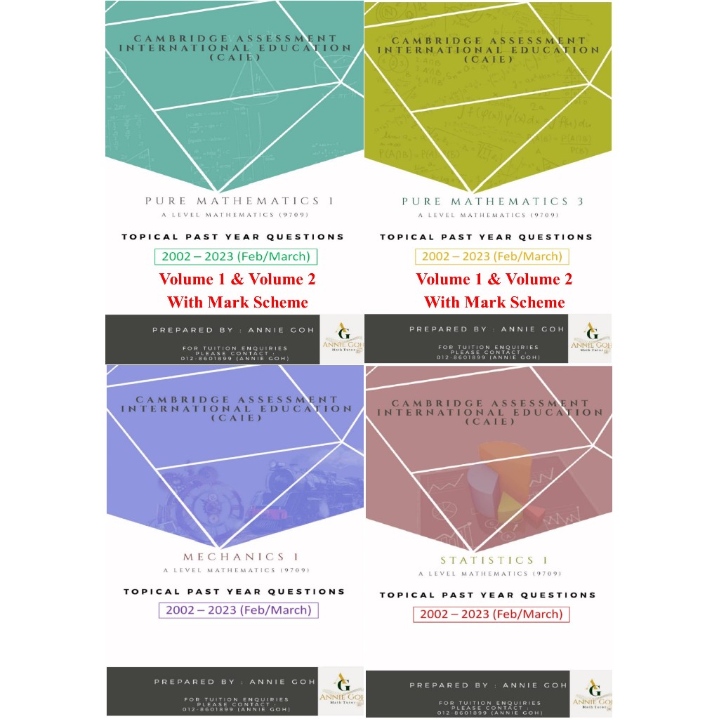 Topical A Level Self Made ( MATHEMATICS ) As & A2 By ANNIE GOH ( P1,P3 ...