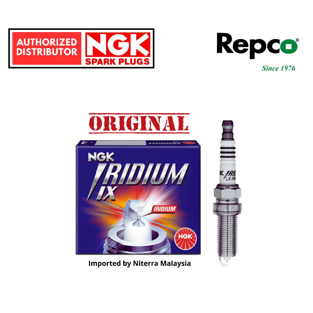 TR6IX (4pcs) Original NGK Iridium IX FOR Proton Saga BLM/FLX, Persona ...