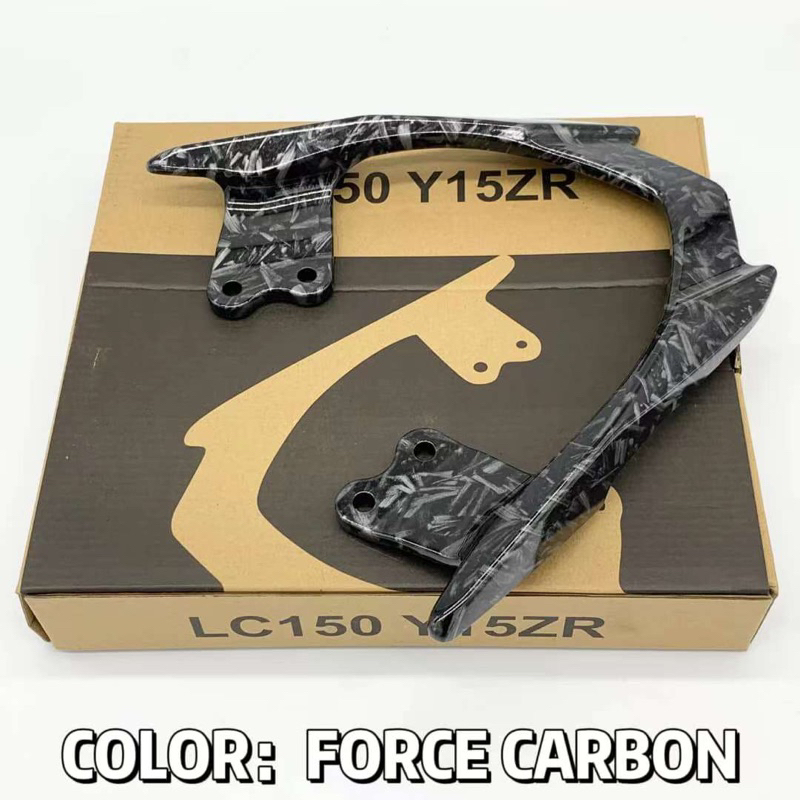 Y15 Y15ZR V1 V2 SPOILER FORGED CARBON FIBRE L BAR HANDLE BAR BELAKANG ...