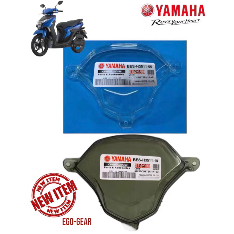 Yamaha Ego Gear Meter Lens Cermin Meter Tinted / Clear Thailand