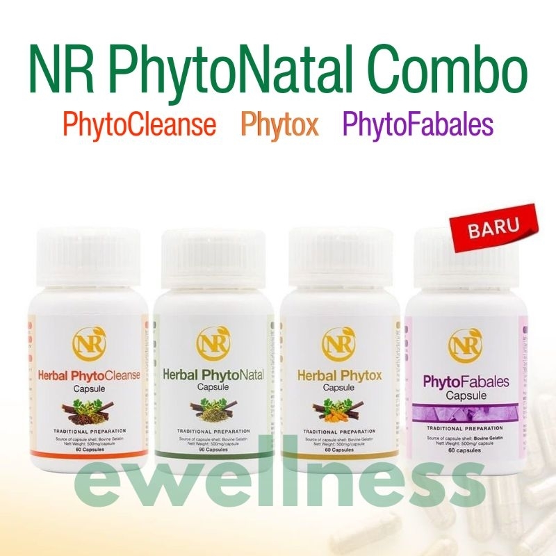 Nr Nona Roguy Herbal Phytonatal Combo Set Phyto Cleanse Phytox Phyto