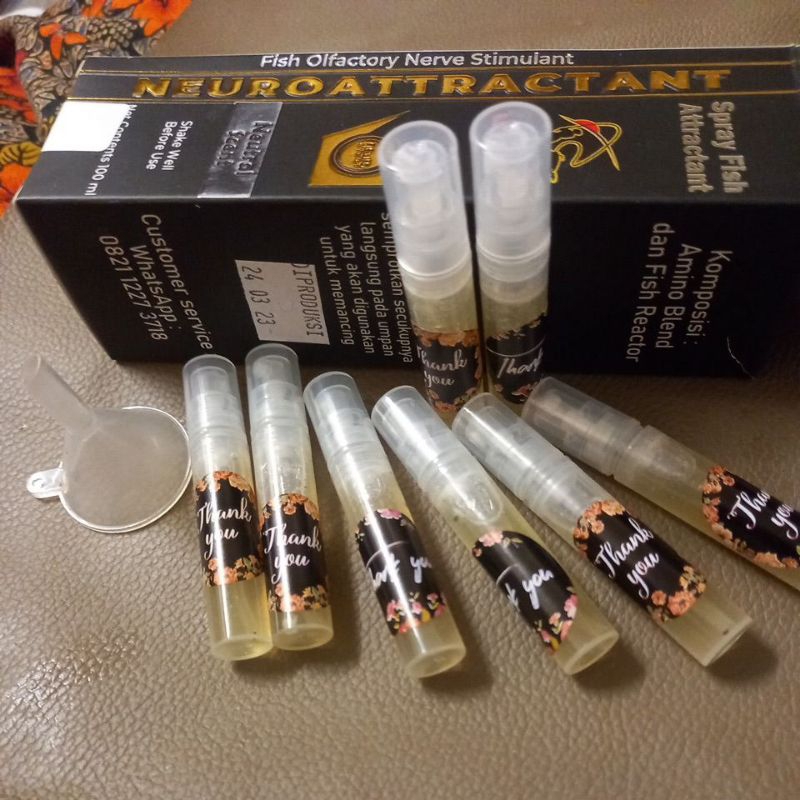 (Original pek kecil 3ml@ 5g) NEUROATTRACTANT spray fishing bait for ...
