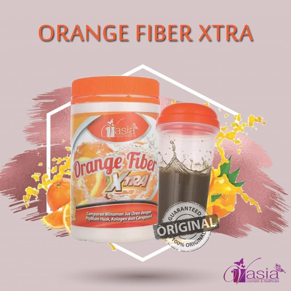 Orange Fiber X'tra Vasia Original HQ 400g [Readystock] Shopee Malaysia