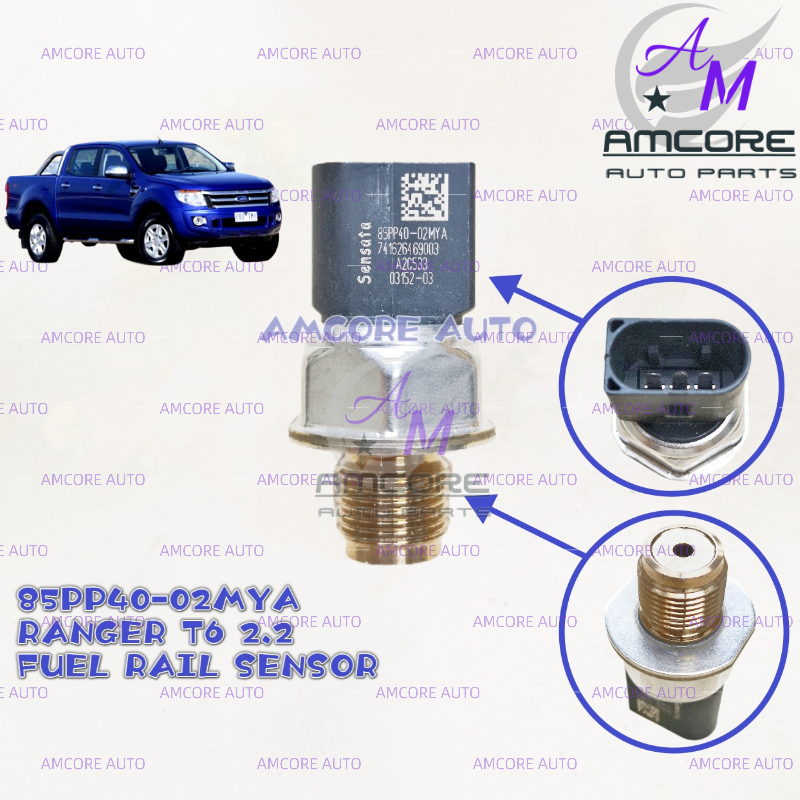 FORD RANGER T6 T7 / MAZDA BT50 FUEL RAIL SENSOR / FUEL PRESSURE