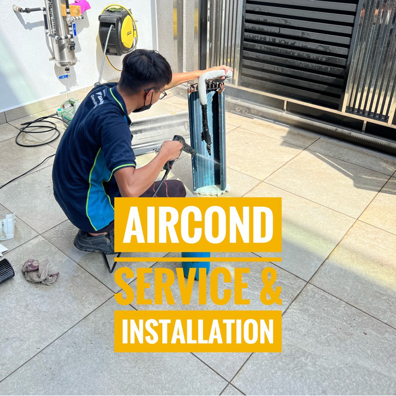 [Johor Bahru & Kulai] Wall mounted type aircond service & installation