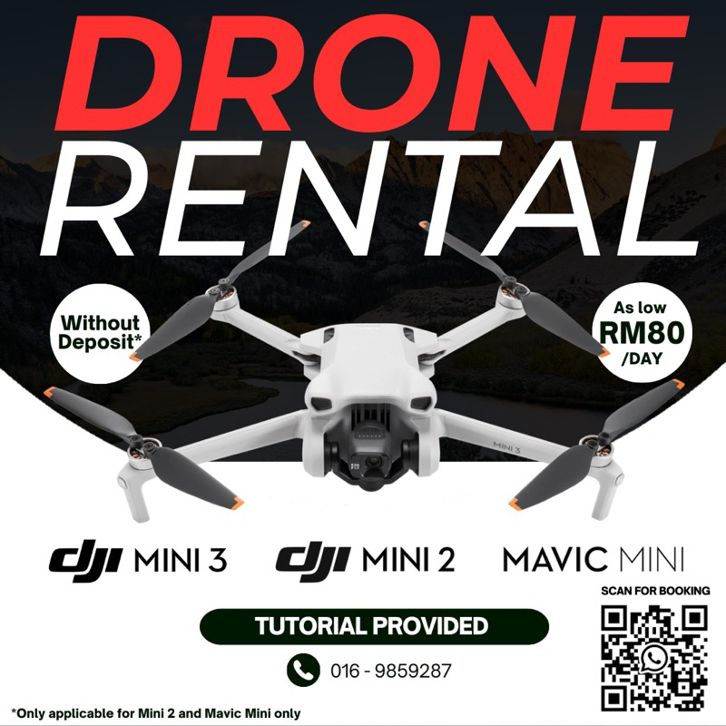DJI Sewa Drone / Drone Rental Shopee Malaysia