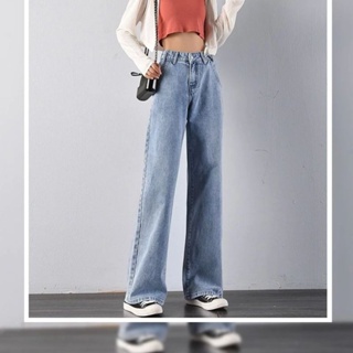 Women Jeans Loose Wide Leg Jeans High Waist Korean Style Casual