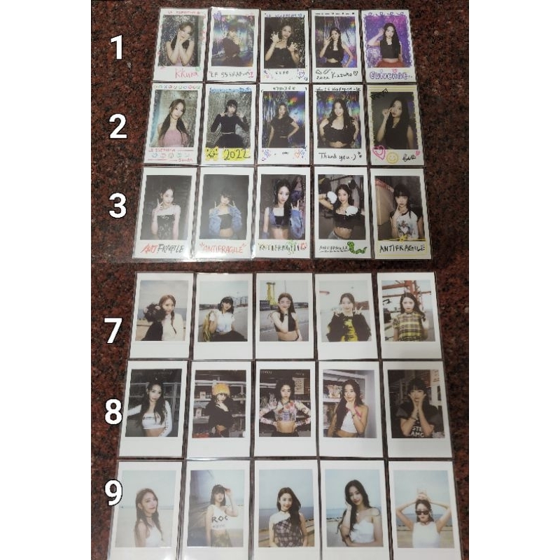 LE SSERAFIM Antifragile Instant Photo Polaroud Lesserafim Ssera