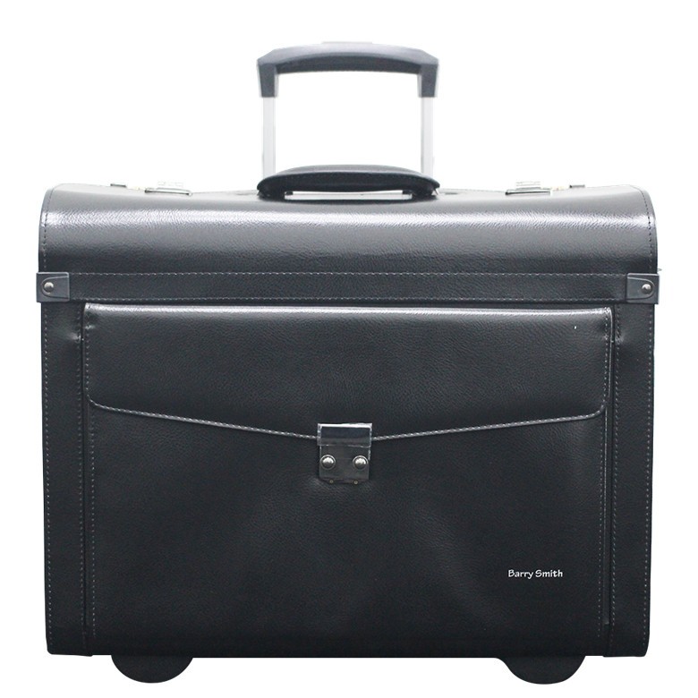 Barry Smith Trolley Pilot Case Travel Lawyer Case Document Bag 2Wheels