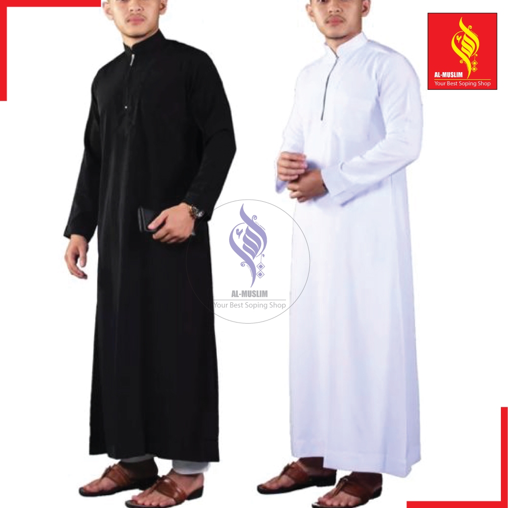 JUBAH AL HERA LELAKI | Jubah Putih/Jubah Tahfiz/Jubah Hitam (Jenis ...