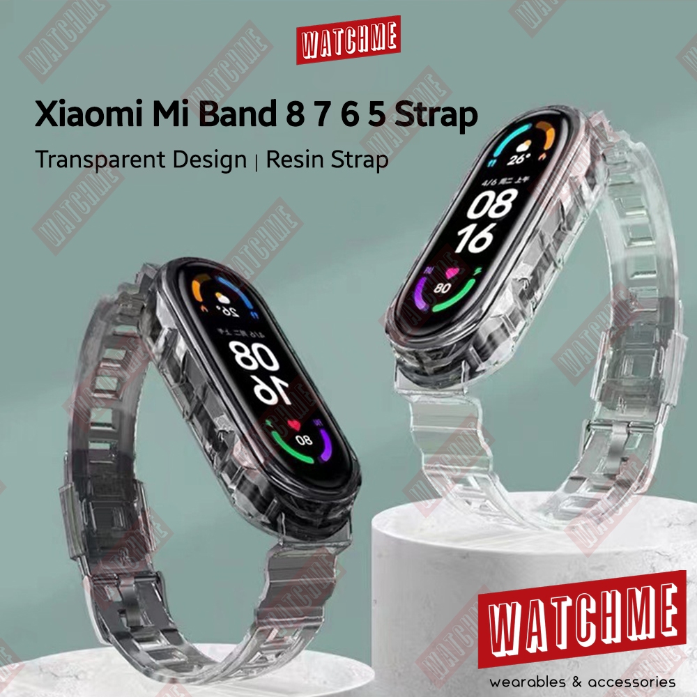 For Xiaomi Smart Band 8 Pro Resin+Rhinestone Wrist Strap