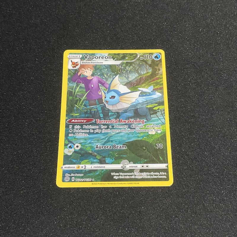 how to set up pokemon card game Pokemon TCG: Hidden Fates Vaporeon 18/68 / Holo Rare PSA 10