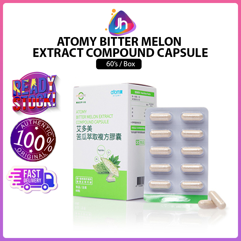[Ready Stock] Atomy Bitter Melon Extract Compound Capsule 60’s / Box