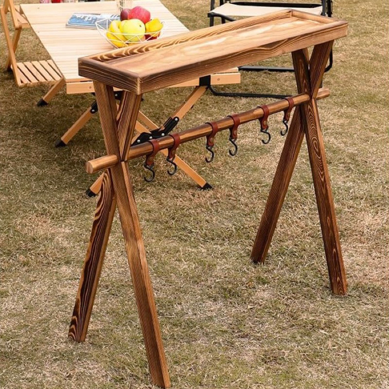 Storage Rack Solid Wood outdoor Multifunctional Rack FREE BAG SIMPAN ...