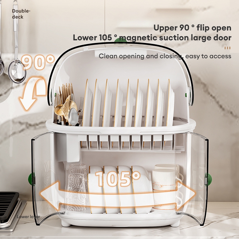 Kitchen rack disinfection cabinet dishes chopsticks storage rack tray ...