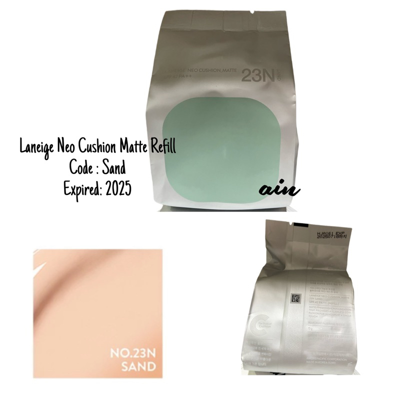 Laneige Neo Cushion_Matte in 23N (Sand)