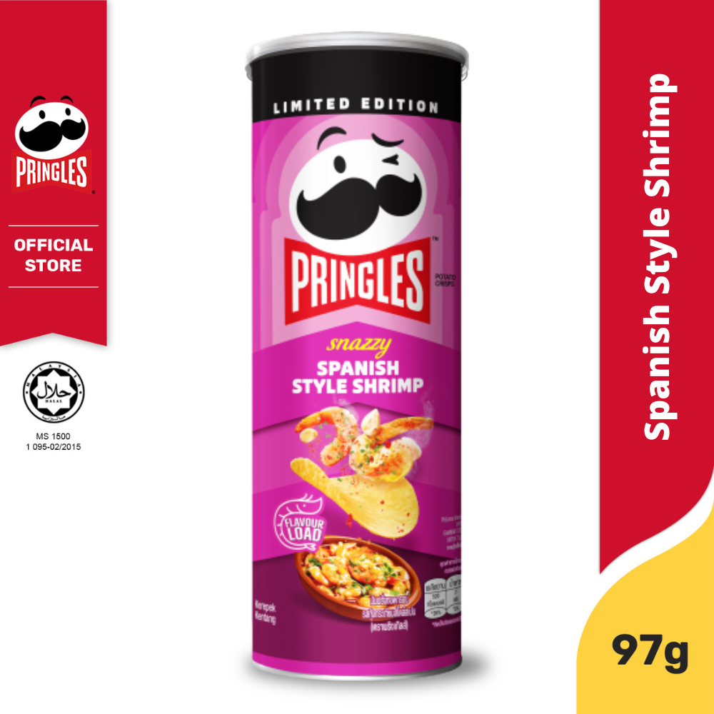 (LIMITED EDITION) Pringles Spanish Style Shrimp (97g) [Expiry Date 30