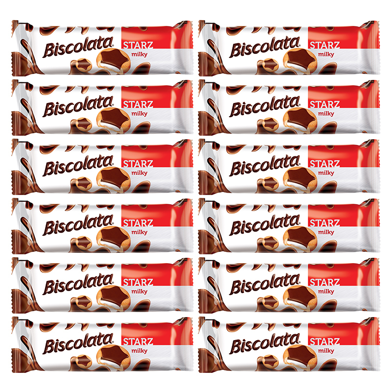 Biscolata Starz Milky Biscuits (88g) - (Pack of 12) | Shopee Malaysia