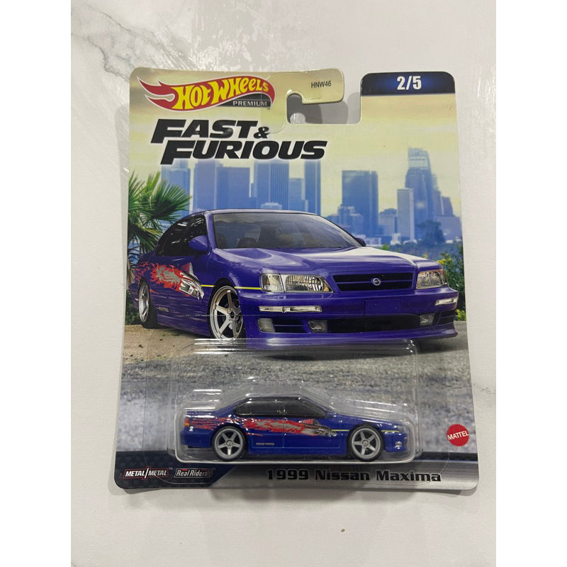 Hot Wheels 1999 Nissan Maxima Fast And Furious Car Culture Special Card 