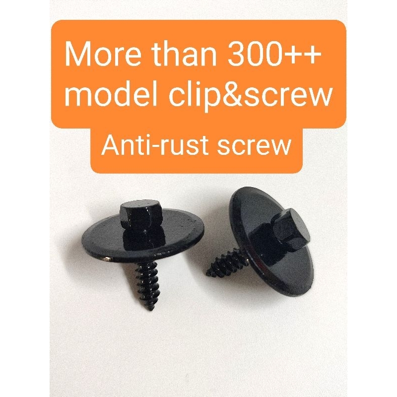 mercedes engine under cover screw (5pcs) Shopee Malaysia
