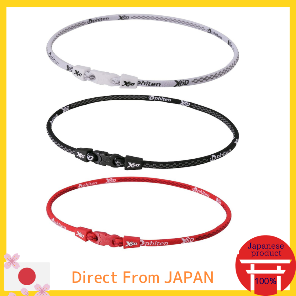 phiten necklace RAKUWA neck X50 Titanium necklace, silicone material