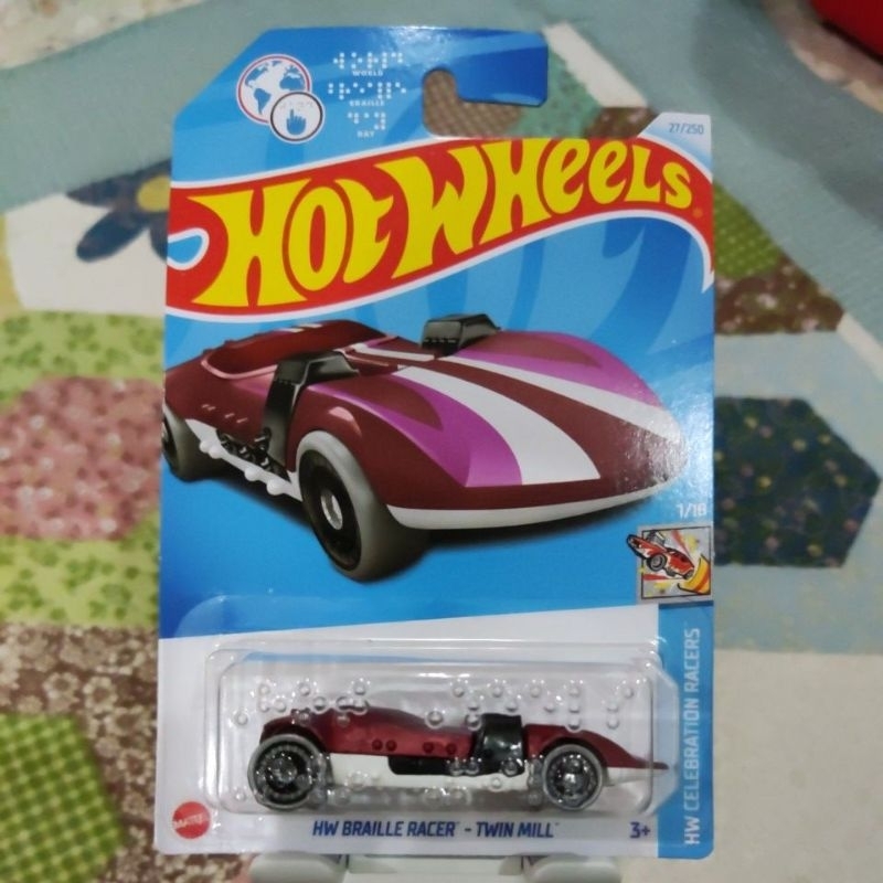 Hot Wheels Case B 2024 HW Braille Racer - Twin Mill | Shopee Malaysia