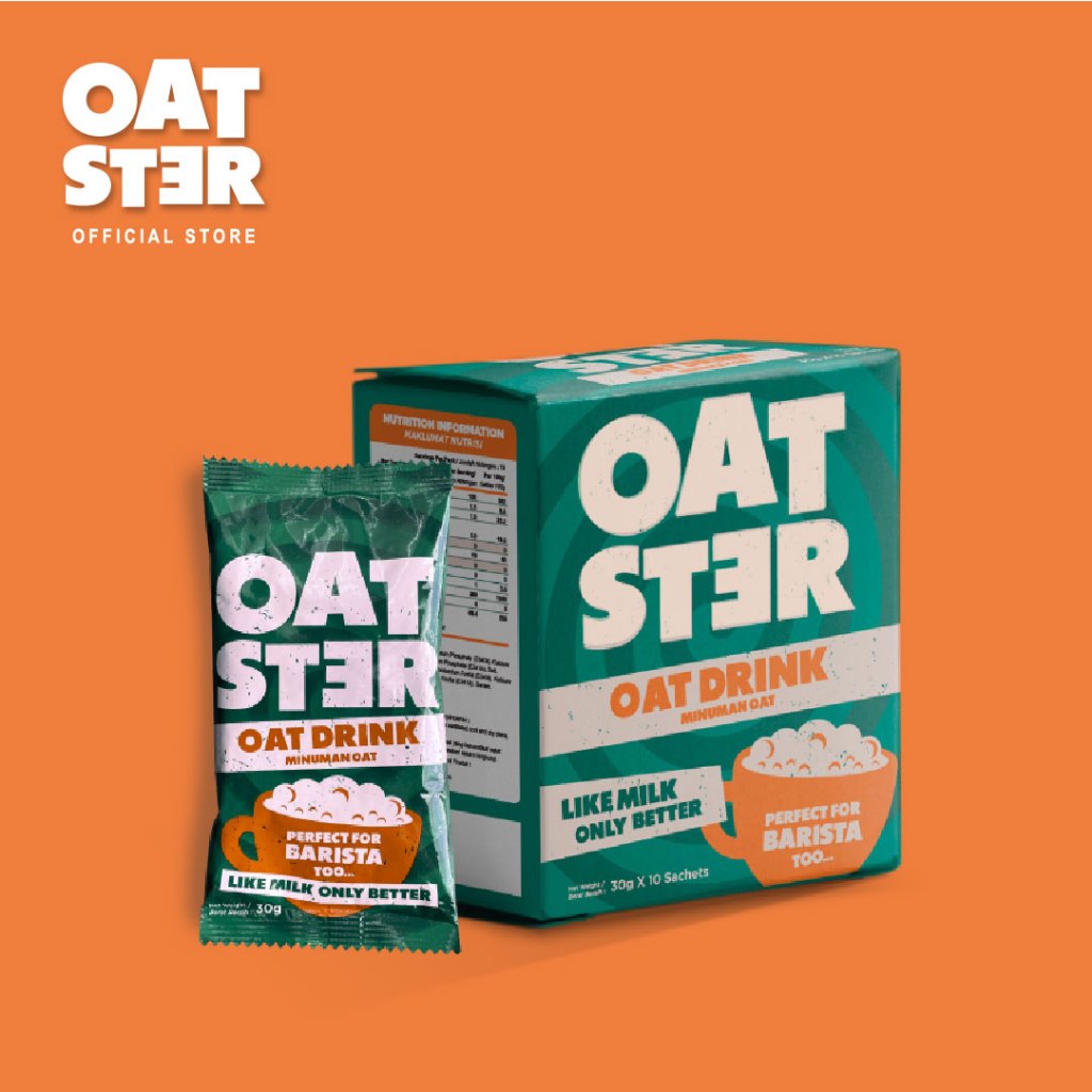 Oatster Oat Drink Powder Original (10's x 30g) [Add On Deal] [Expire